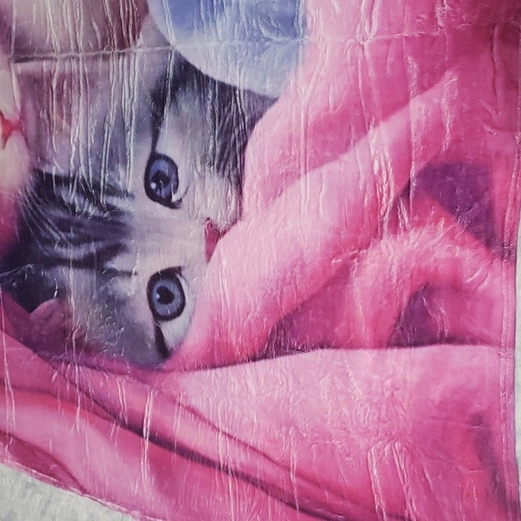 821- Cat Lover's Blanket Throw NWT - Picture 5 of 8